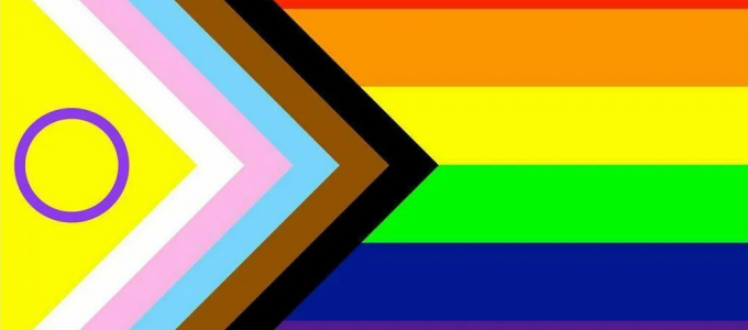 LGBTQiA+ pride flag